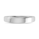 Photo of Heath Traditional Mens Wedding Band 10K White Gold. [BT1638WM]