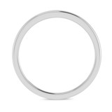 Photo of Heath Traditional Mens Wedding Band 10K White Gold. [BT1638WM]
