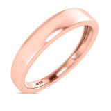 Photo of Ellison Traditional Mens Wedding Band 10K Rose Gold. [BT1637RM]