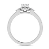 Photo of Dane 3/8 ct tw. Lab Grown Diamond Heart Solitaire Engagement Ring 14K White Gold [BT1639WE-C000]