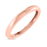 Photo of Ellison 1/3 ct tw. Lab Grown Diamond Heart Solitaire Trio Set 14K Rose Gold [BT1637RL]