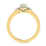 Photo of Dane 3/8 ct tw. Lab Grown Diamond Heart Solitaire Trio Set 10K Yellow Gold [BT1639YE-C000]