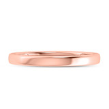 Photo of Ellison 0 ct tw. No Gemstone Diamond Same Sex Ladies Band Set 14K Rose Gold [BT1637RL]