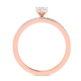 Photo of Trace 3/4 ct tw. Lab Grown Diamond Heart Solitaire Trio Set 10K Rose Solid Gold [BT1636RE-C000]