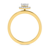 Photo of Ellison 1/3 ct tw. Lab Grown Diamond Heart Solitaire Trio Set 10K Yellow Gold [BT1637YE-C000]