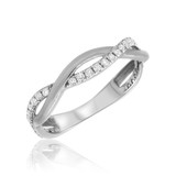 Photo of Aldric 1/4 ct tw. Diamond Ladies Band 10K White Gold [BT469WL]