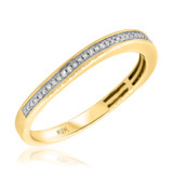 Photo of Zuberi 1/10 ct tw. Diamond Ladies Band 14K Yellow Gold [BT476YL]