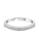 Photo of Zuberi 1/10 ct tw. Diamond Ladies Band 10K White Gold [BT476WL]