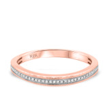 Photo of Zuberi 3/4 ct tw. Lab Grown Diamond Round Solitaire Bridal Set 10K Rose Gold [BT5865RL]