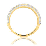 Photo of Malin 1 3/8 ct tw. Lab Grown Diamond Round Solitaire Bridal Set 10K Yellow Gold [BT5866YL]