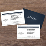 Malin 1 3/8 ct tw. Lab Grown Diamond Round Solitaire Bridal Set 10K White Gold