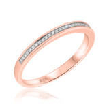 Photo of Asoka 1/10 ct tw. Diamond Ladies Band 10K Rose Gold [BT486RL]