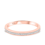 Photo of Asoka 1/10 cttw Ladies Band 14K Rose Gold [BT486RL]