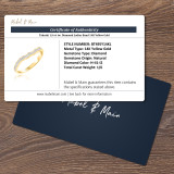 Takeshi 1/6 ct tw. Diamond Ladies Band 14K Yellow Gold