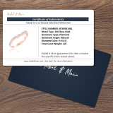 Takeshi 1/6 ct tw. Diamond Ladies Band 14K Rose Gold