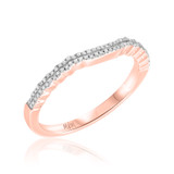 Photo of Onan 1 1/10 ct tw. Lab Grown Diamond Oval Solitaire Bridal Set 14K Rose Gold [BT5871RL]