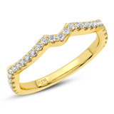 Photo of Aziel 3/8 ct tw. Diamond Ladies Band 14K Yellow Gold [BT5002YL]