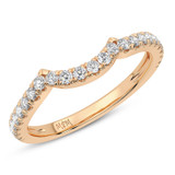 Photo of Zelda 1/2 ct tw. Diamond Ladies Band 14K Rose Gold [BT5006RL]