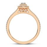 Photo of Kemina 3/4 ct tw. Diamond Pear Solitaire Engagement Ring 14K Rose Gold [BT5014RE-F030]