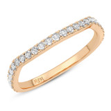Photo of Sheba 1/2 ct tw. Diamond Ladies Band 14K Rose Gold [BT5015RL]