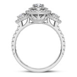 Photo of Rhiannon 2 1/2 CT. T.W. Diamond Pear Solitaire Bridal Set 14K White Gold [BT5018WE-F070]