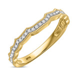 Photo of Zenevieva 1/3 ct tw. Diamond Ladies Band 14K Yellow Gold [BT5023YL]