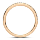 Photo of Zaila 1/2 ct tw. Diamond Ladies Band 14K Rose Solid Gold [BT5021RL]