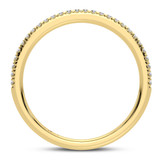 Photo of Zaila 2 ct tw. Diamond Emerald Solitaire Bridal Set 14K Yellow Solid Gold [BT5021YL]