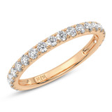 Photo of Matina 1 ct tw. Diamond Ladies Band 14K Rose Gold [BT5025RL]