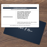 Floryn 1/2 ct tw. Diamond Ladies Band 14K White Gold
