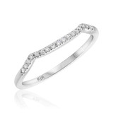 Photo of Libby 1/10 ct tw. Diamond Ladies Band 14K White Gold [BT5041WL]
