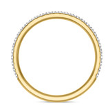 Photo of Marzell 3/4 ct tw. Lab Grown Diamond Same Sex Ladies Band Set 10K Yellow Gold [BT2096YL]