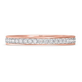 Photo of Marzell 1 1/7 ct tw. Lab Grown Diamond Wedding Band Set 14K Rose Gold [BT2096RM]