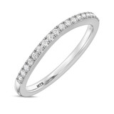 Photo of Alwin 1/3 ct tw. Lab Grown Diamond Same Sex Ladies Band Set 10K White Gold [BT2100WL]