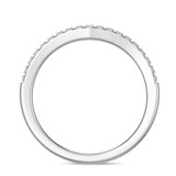 Photo of Alwin 1/3 ct tw. Lab Grown Diamond Same Sex Ladies Band Set 14K White Gold [BT2100WL]