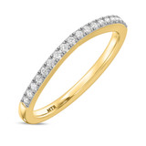 Photo of Alwin 1/3 ct tw. Lab Grown Diamond Same Sex Ladies Band Set 14K Yellow Gold [BT2100YL]