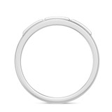 Photo of Alwin 1/5 ct tw. Lab Grown Diamond Same Sex Mens Band Set 14K White Gold [BT2100WM]