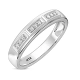 Photo of Alwin 1/4 ct tw. Lab Grown Diamond Wedding Band Set 10K White Gold [BT2100WM]