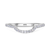 Photo of Evanthe 1/6 ct tw. Diamond Ladies Band 14K White Gold [BT2142WL]