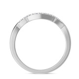 Photo of Kalina 1/5 CT. T.W. Emerald and Diamond Matching Wedding Band Set 14K White Gold [BT2136WL]
