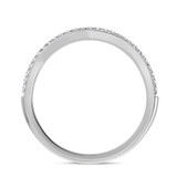 Photo of Erica 1/3 Carat T.W. Emerald and Diamond Matching Wedding Band Set 10K White Gold [BT2140WL]