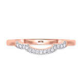 Photo of Kalina 1/15 ct tw. Diamond Ladies Band 14K Rose Gold [BT2136RL]