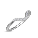 Photo of Holly 2 Carat T.W. Emerald and Diamond Trio Matching Wedding Ring Set 10K White Gold [BT2141WL]