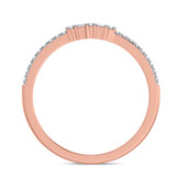 Photo of Lita 1/4 ct tw. Diamond Same Sex Ladies Band Set 10K Rose Gold [BT2153RL]