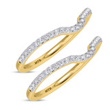 Photo of Kantuta 1/3 ct tw. Diamond Same Sex Ladies Band Set 14K Yellow Gold [WL2157Y]