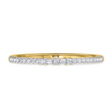 Photo of Lita 1 1/4 CT. T.W. Emerald and Diamond Matching Bridal Ring Set 10K Yellow Gold [BT2153YL]