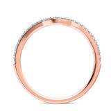 Photo of Kantuta 1 1/3 CT. T.W. Emerald and Diamond Matching Bridal Ring Set 14K Rose Gold [BT2157RL]