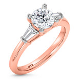 Photo of Canna 1 1/7 ct tw. Lab Grown Diamond Round Solitaire Engagement Ring 10K Rose Gold [BT2125RE-L095]
