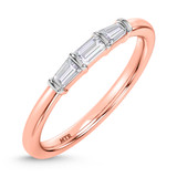 Photo of Canna 1 1/2 ct tw. Lab Grown Diamond Round Solitaire Bridal Set 10K Rose Gold [BT2114RL]