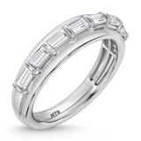 Photo of Canna 2 1/7 ct tw. Lab Grown Diamond Round Solitaire Trio Set 10K White Gold [BT2114WM]